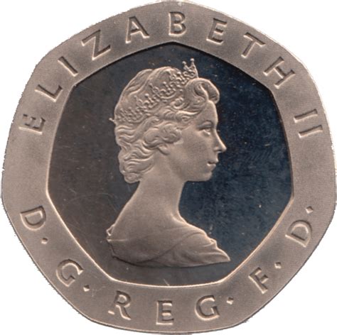 1982 20P TWENTY PENCE PROOF COIN TUDOR ROSE 20p Proof Cambridgeshire ...