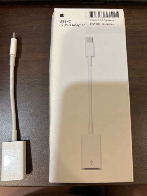 Apple type c to usb adapter(ori apple), Computers & Tech, Parts ...
