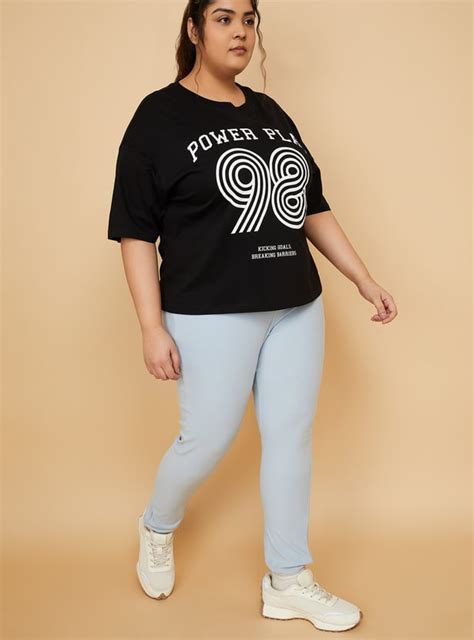 buy women printed oversized  shirt    rs