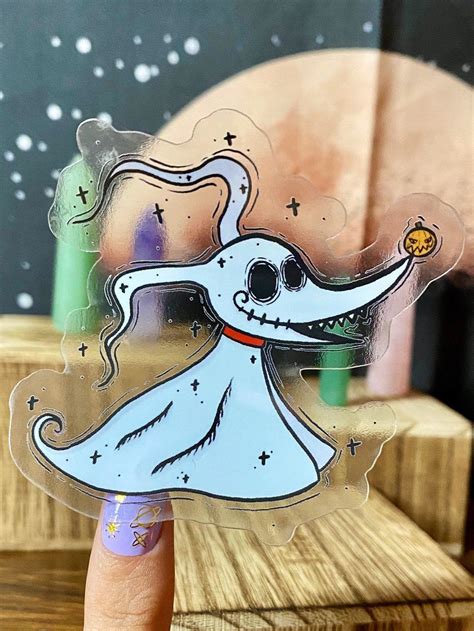 Zero Ghost Dog Sticker | Etsy