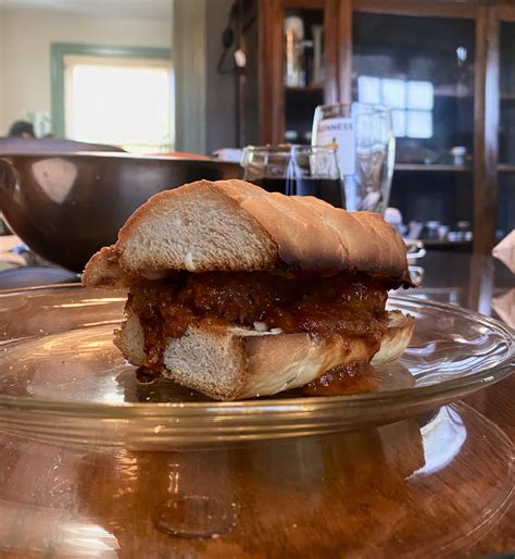 Beyond meatball sub with melted Follow Your Heart mozzarella on