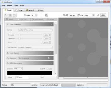 luxrender  light rendering program built  physics based