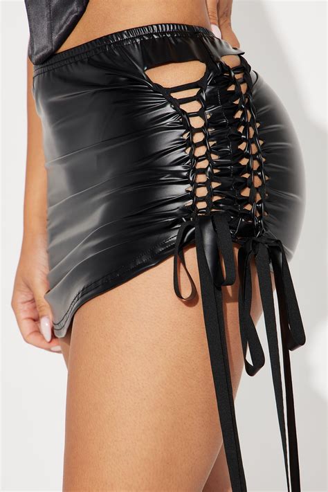 Bad Behavior Extreme Micro Mini Skirt - Black | Fashion Nova