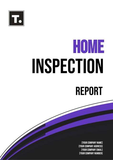 Home Inspection Report Template Free - Colomboalumni.org