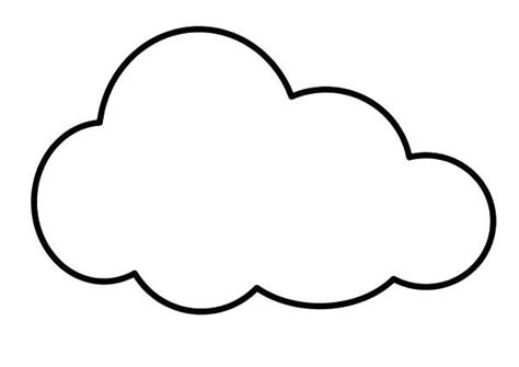 Nuvens Para Colorir