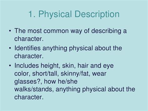 Characterization in literature
