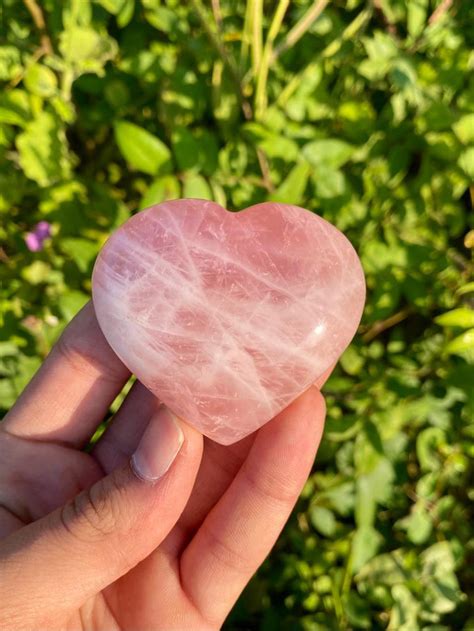 Rose Quartz Heart
