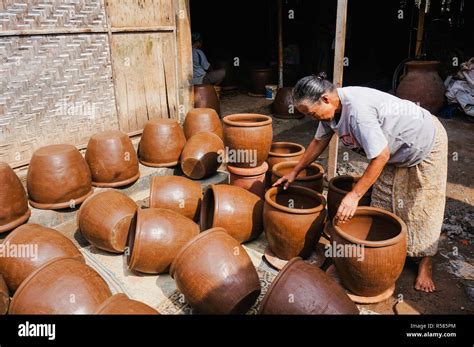 traditional pottery kasongan yogyakarta stock photo alamy
