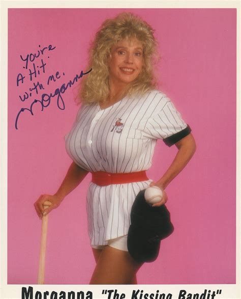 Sold Price: Morganna "The Kissing Bandit" signed photo - October 6