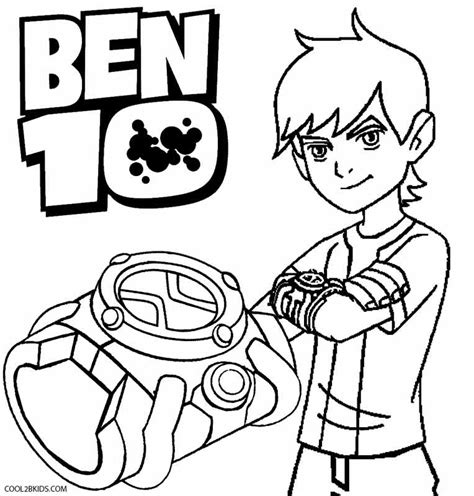 Bem 10 Para Colorir - Desenhos de Ben 10 para colorir - Páginas para impressão grátis