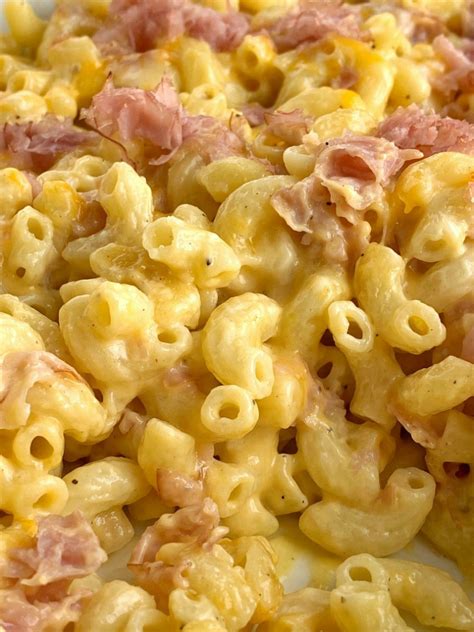 Macaroni & Cheese Ham Casserole - Together as Family