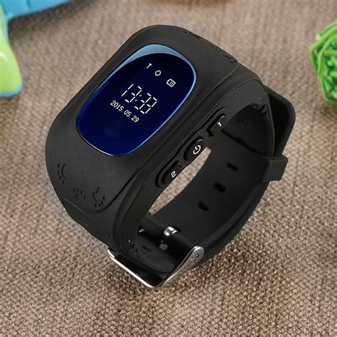 Купить Детские часы телефон с gps трекером Smart baby watch Q50 чёрный ...