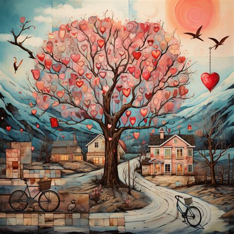 Valentine Tree Art Free Stock Photo - Public Domain Pictures