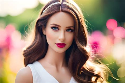 Premium AI Image | AI generated Cute Girl Doll