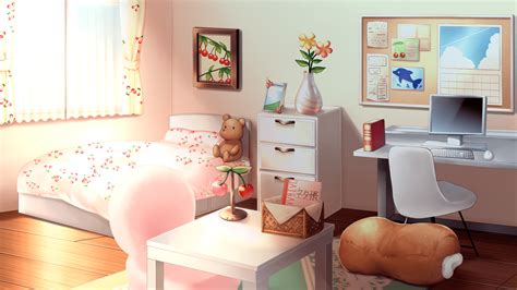 Cute Pink Anime Bedroom Background / Pin By Sekai052 On Shining Nikki é ...