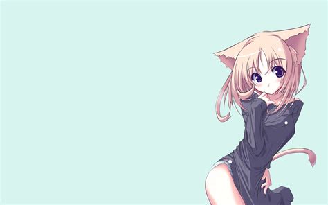 Anime Cat Girl Wallpaper - WallpaperSafari