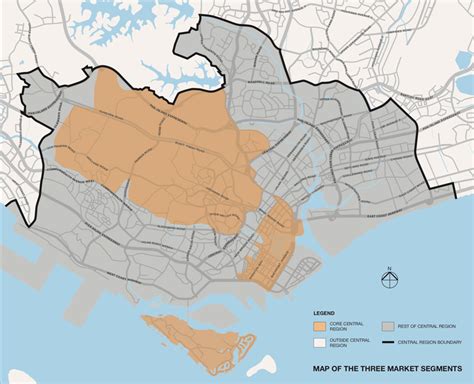 singapore central business district map clear