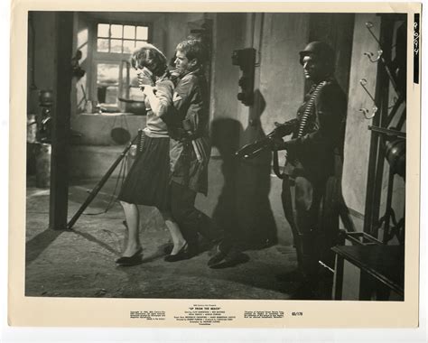 Up from the Beach-Marius Goring-Irina Demick-8x10-B&W-Still-War-Drama