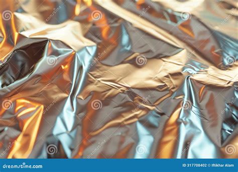 detailed view   reflective  shiny metal sheet  metallic paper