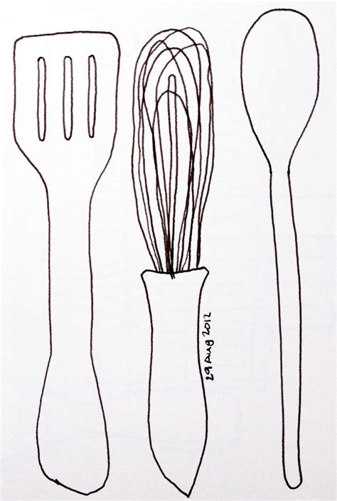 Wooden Spoon Drawing at PaintingValley.com | Explore collection of ...