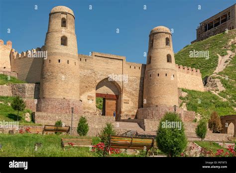 Entrance to Fortress, Hissar, Tajikistan Stock Photo - Alamy
