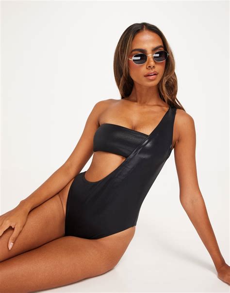 Buy Calvin Klein Underwear ONE SHOULDER ONE PIECE - Pvh Black | Nelly.com