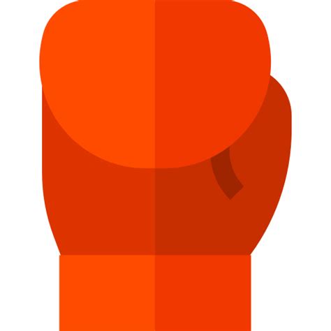 boxing glove basic straight flat icon