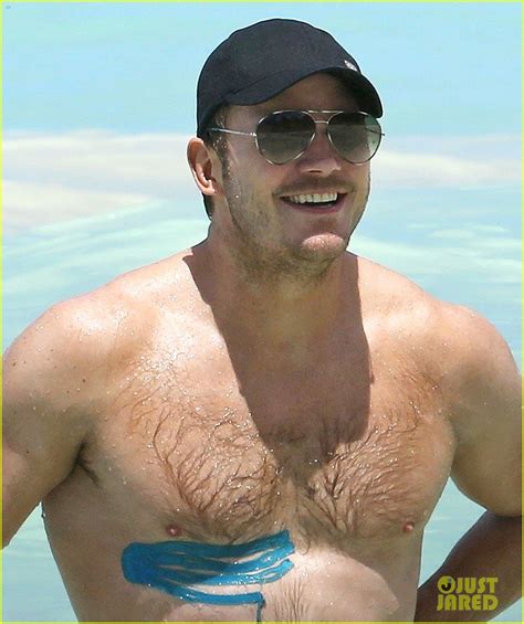 Chris Pratt Goes Shirtless in Hawaii, Wears Athletic Tape on His ...