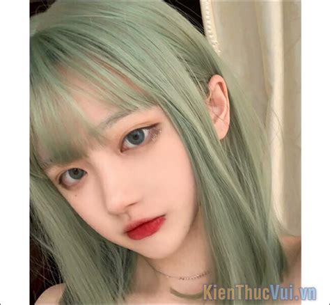 bang  nhuom toc xanh reu dep nhat