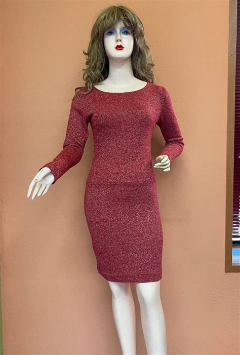 Red Sweater Dress | Etsy