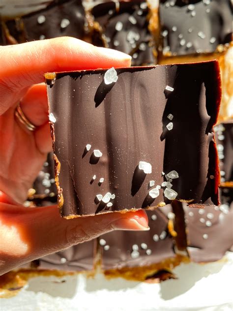 Healthier Vegan Twix Bars - Live Simply Healthy