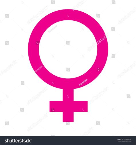 Female Gender Symbol Stock Vector (Royalty Free) 789839104 | Shutterstock