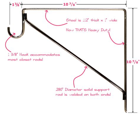 Closet Pole Bracket | Dandk Organizer