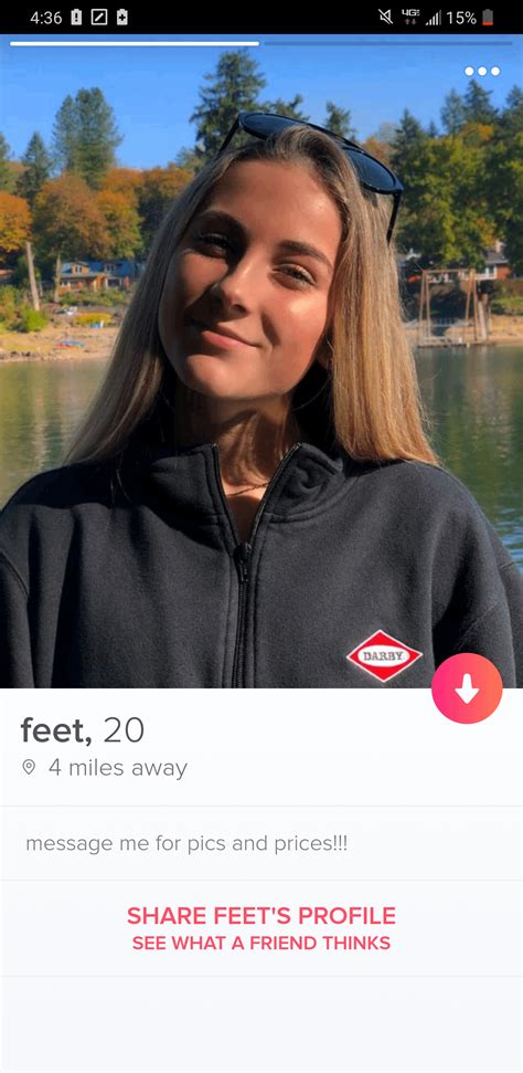 The seller of feet : r/Tinder