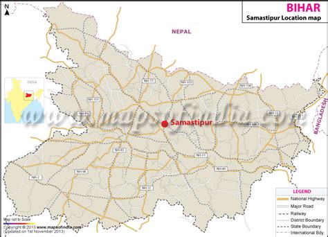 samastipur located  india samastipur location mapbihar