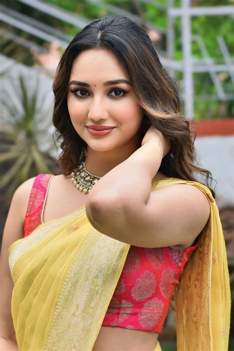 Akanksha Sharma in saree stills at Laila movie launch - South Indian