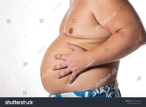 Fat Man Big Belly Health Problems Stock Photo 1192529506 | Shutterstock