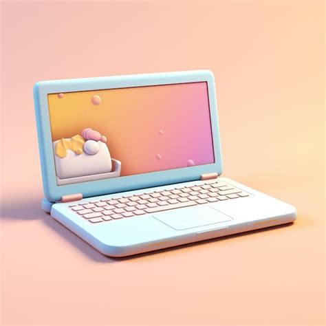 desenhos animados pc computador  foto premium