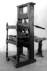 Photo Gallery - Renaissance: printing press