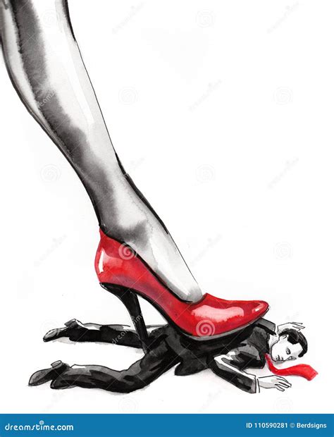 Dominant female stock illustration. Illustration of female - 110590281