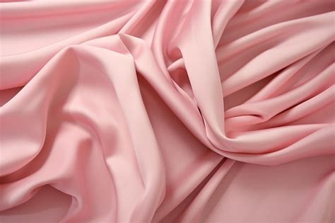 Premium AI Image | A pink silk fabric with a pink background