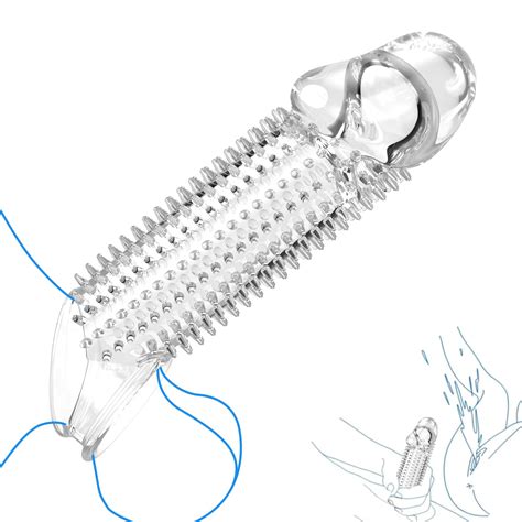 Amazon.com: Large Glans Penis Sleeve Penis Ring, Reusable Cock Sleeve