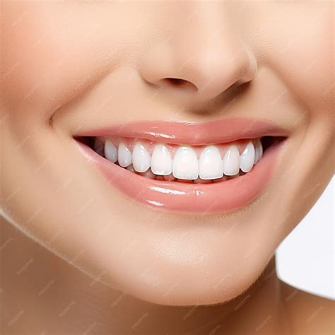 Premium Photo | Woman's beautiful teeth with natural white smile