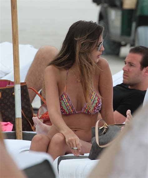 Shannon De Lima looking gorgeous and hot at the beach in Miami