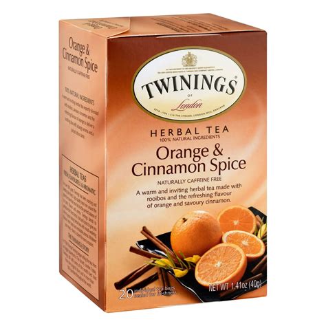 twinings herbal tea bags orange cinnamon shop tea