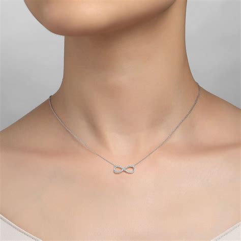 Lafonn Simulated Diamond Infinity Necklace | N0017CLP18 | Ben Garelick