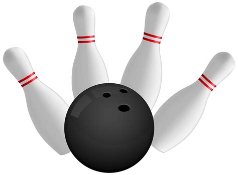 Single Bowling Pin Clipart