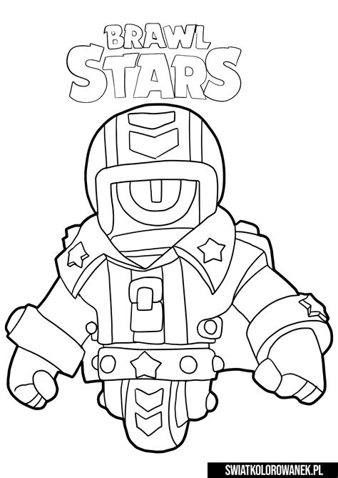 Kolorowanki Brawl Stars Do Wydruku Kolorowanki Z Brawl Stars