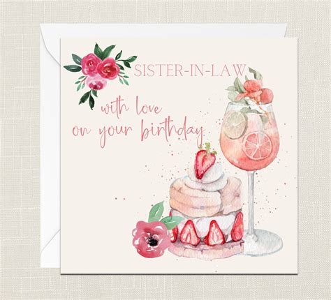 Happy Birthday To You Sister In Law