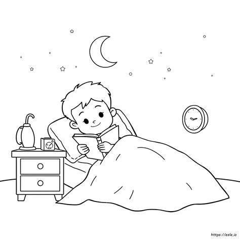 Bedtime Coloring Sheets